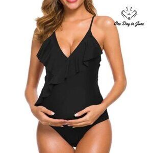 Tempotrek V Neck Maternity One Piece Swimsuit